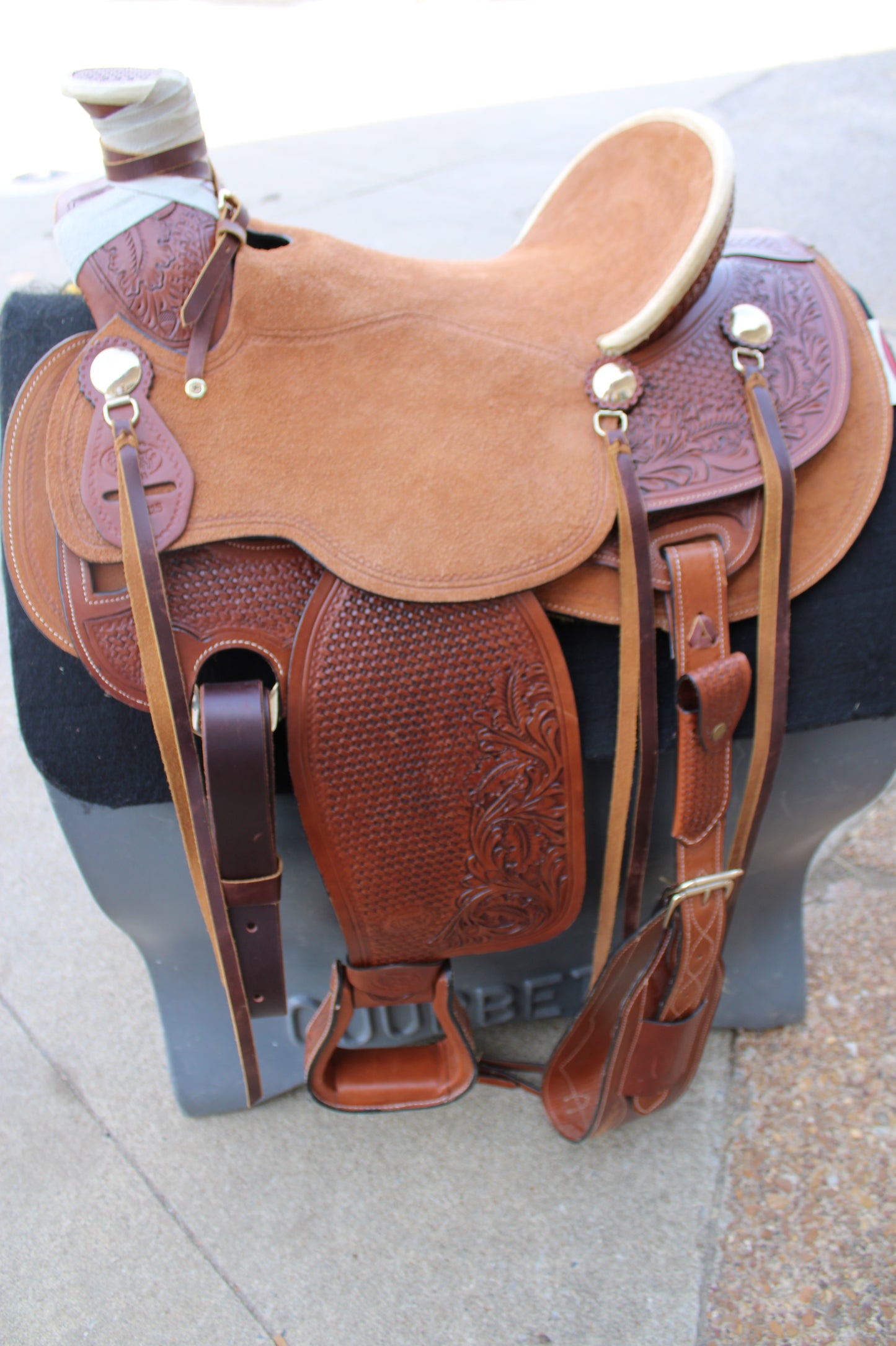 15” Silver Royal Wade Tree Working Saddle