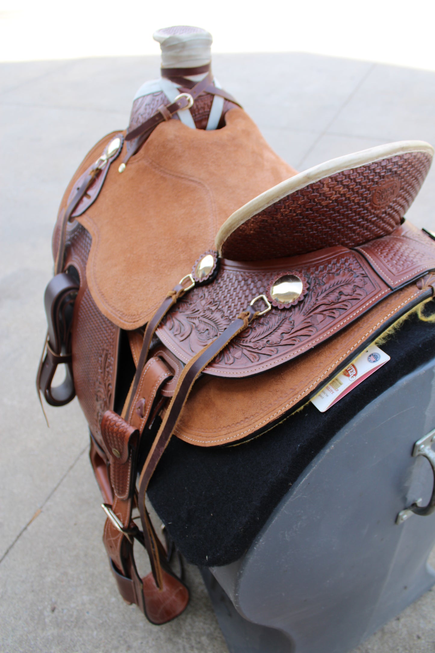 15” Silver Royal Wade Tree Working Saddle