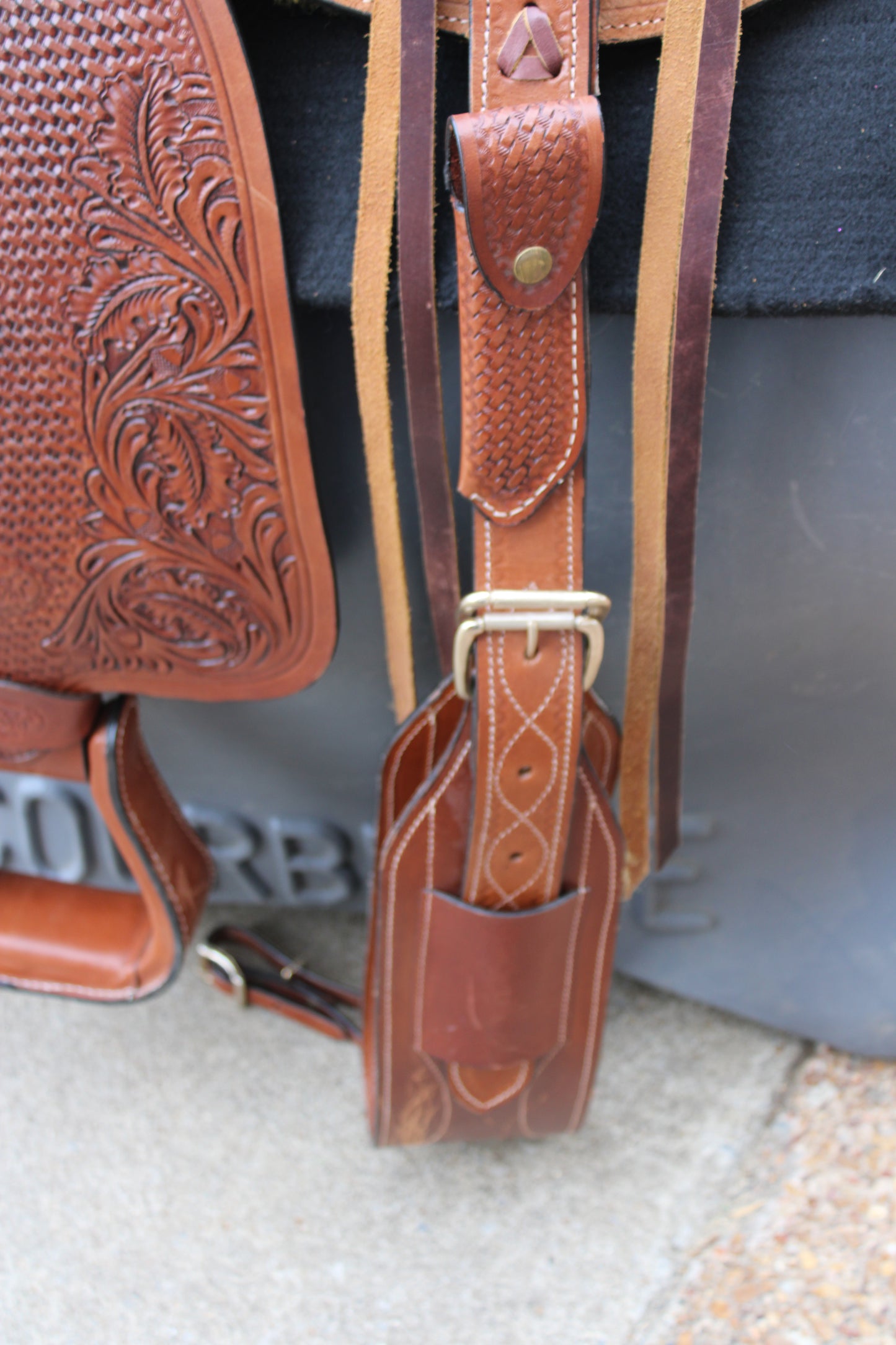 15” Silver Royal Wade Tree Working Saddle
