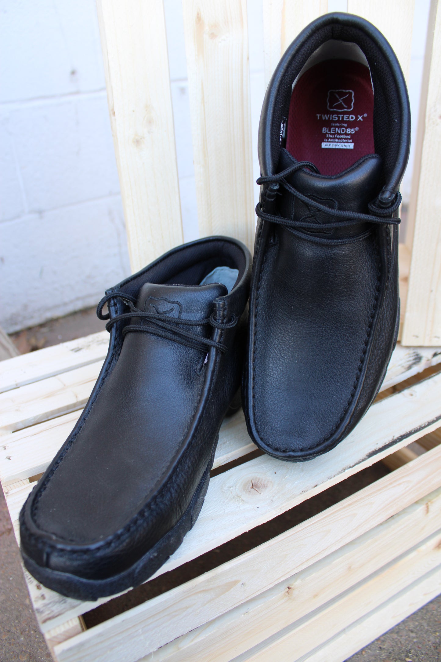 Men's Twisted X Chukka Driving Moc-Black