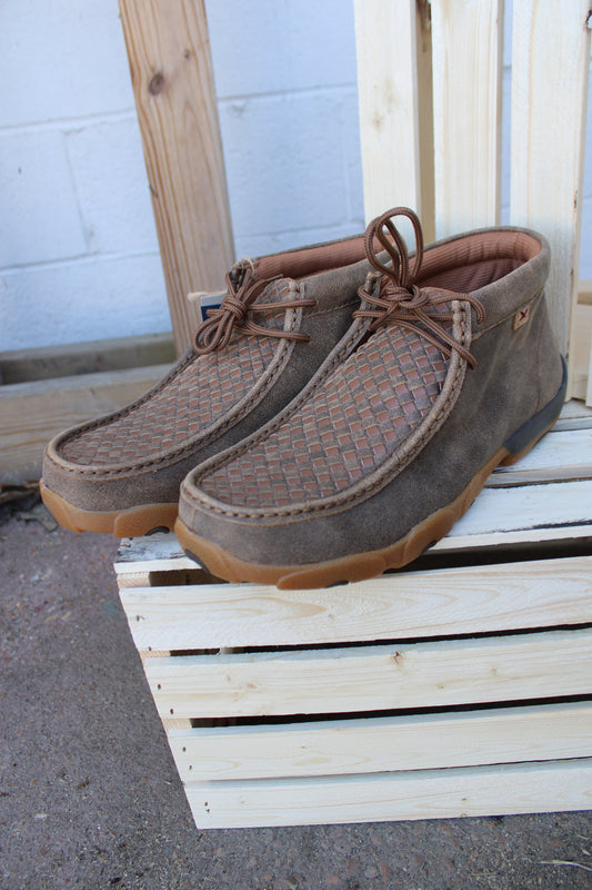 Twisted X Men’s Chukka Driving Moc-Bomber & Tan