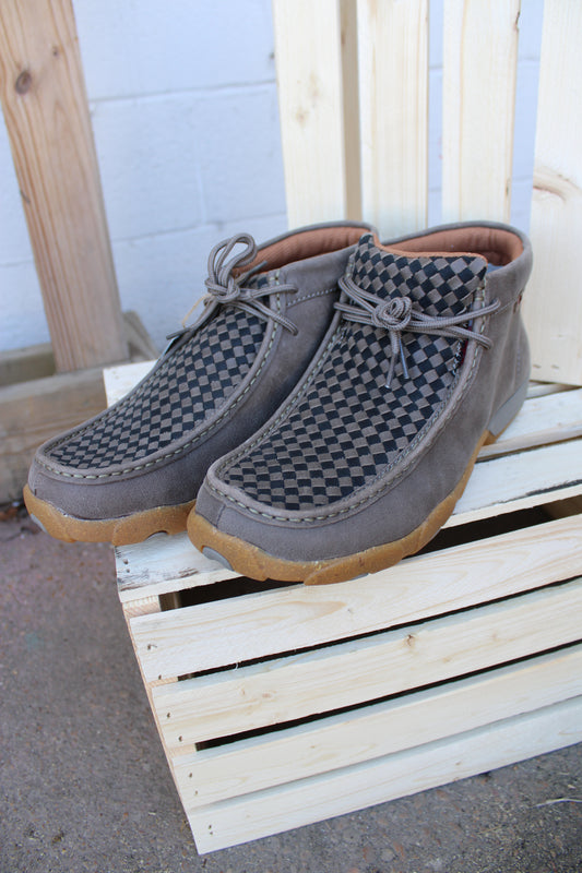 Men's Twisted X Chukka Driving Moc- Taupe & Black