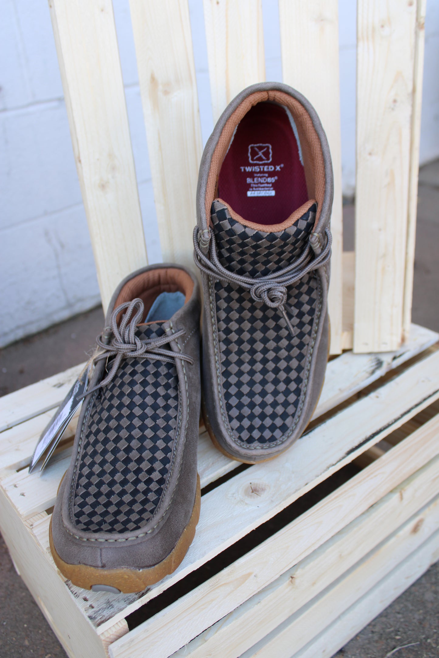 Men's Twisted X Chukka Driving Moc- Taupe & Black