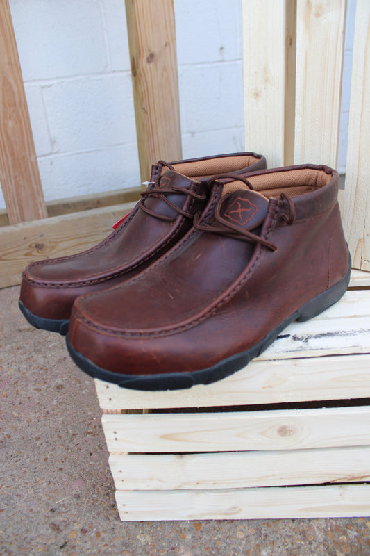 Men's Twisted X Work Chukka Driving Moc-Copper