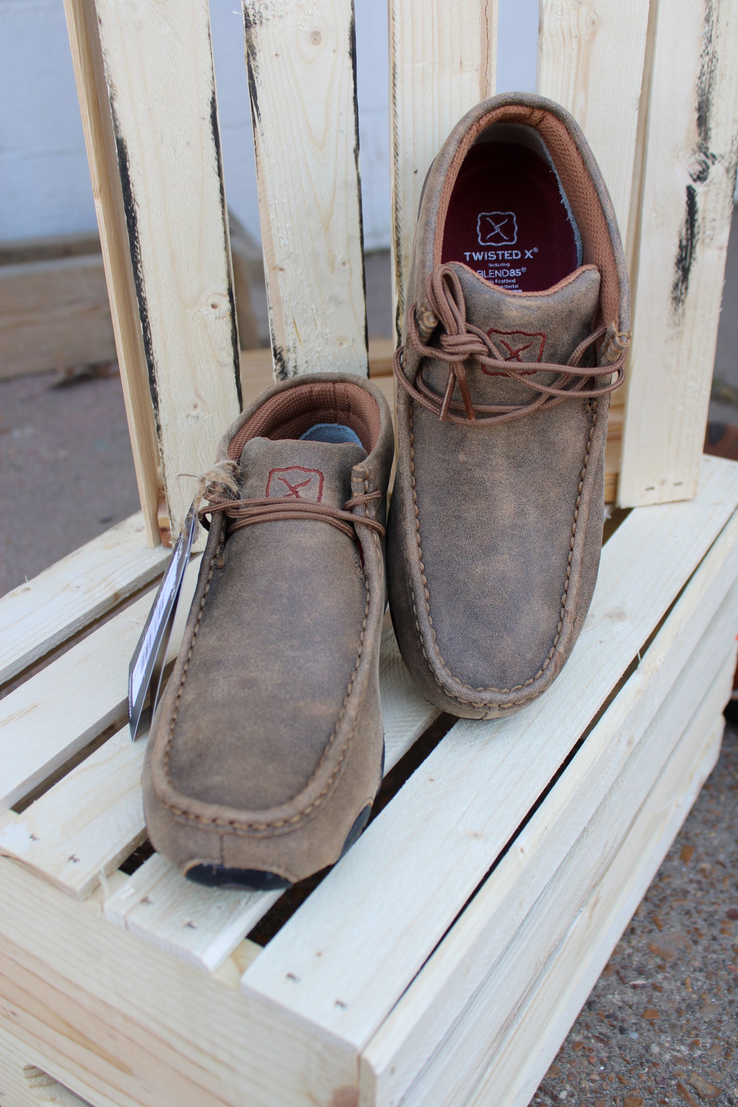 Women’s Chukka Driving Moc by Twisted X- Bomber