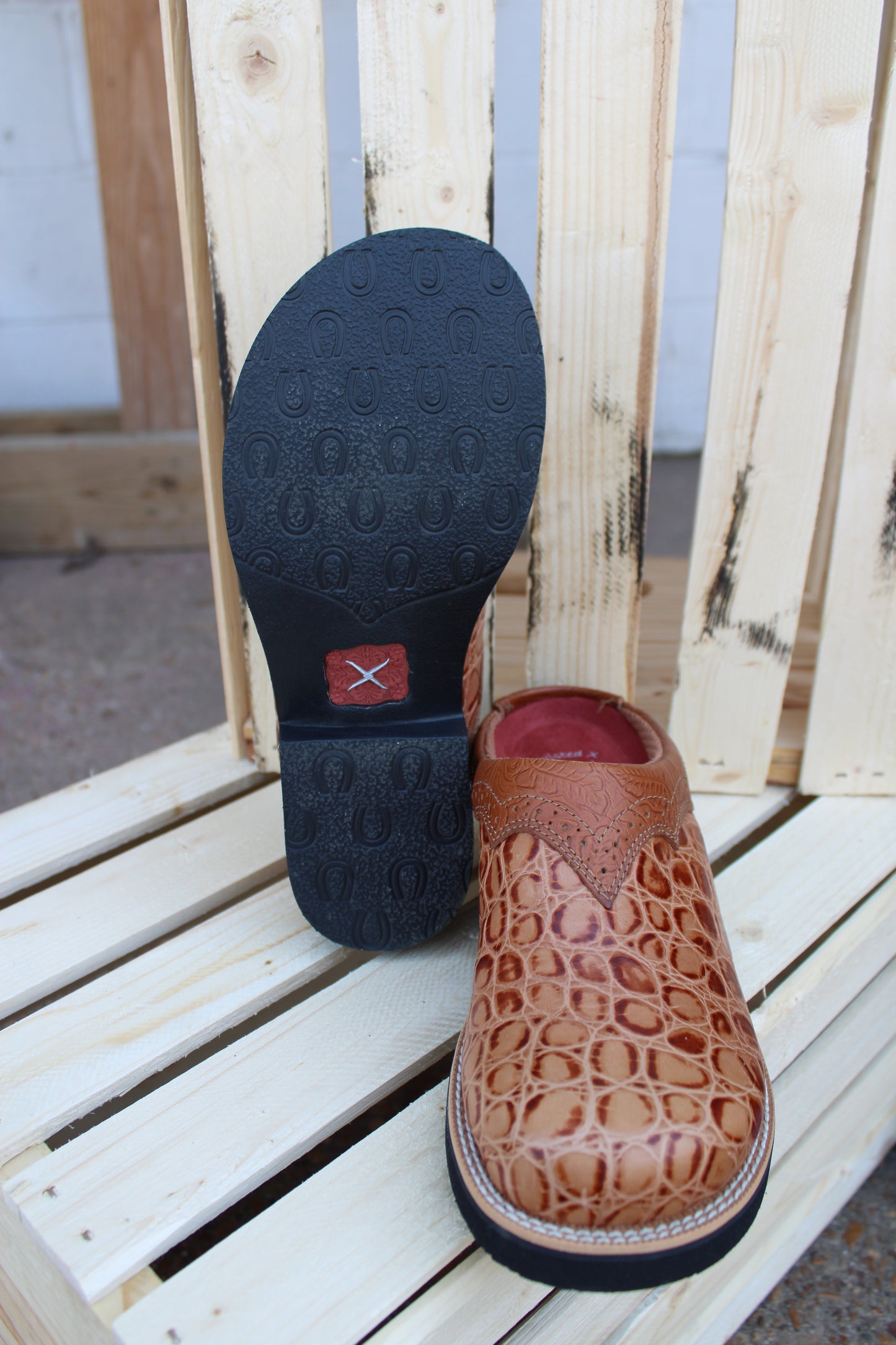 Women's Cowgirl Clog by Twisted X- Croc Print