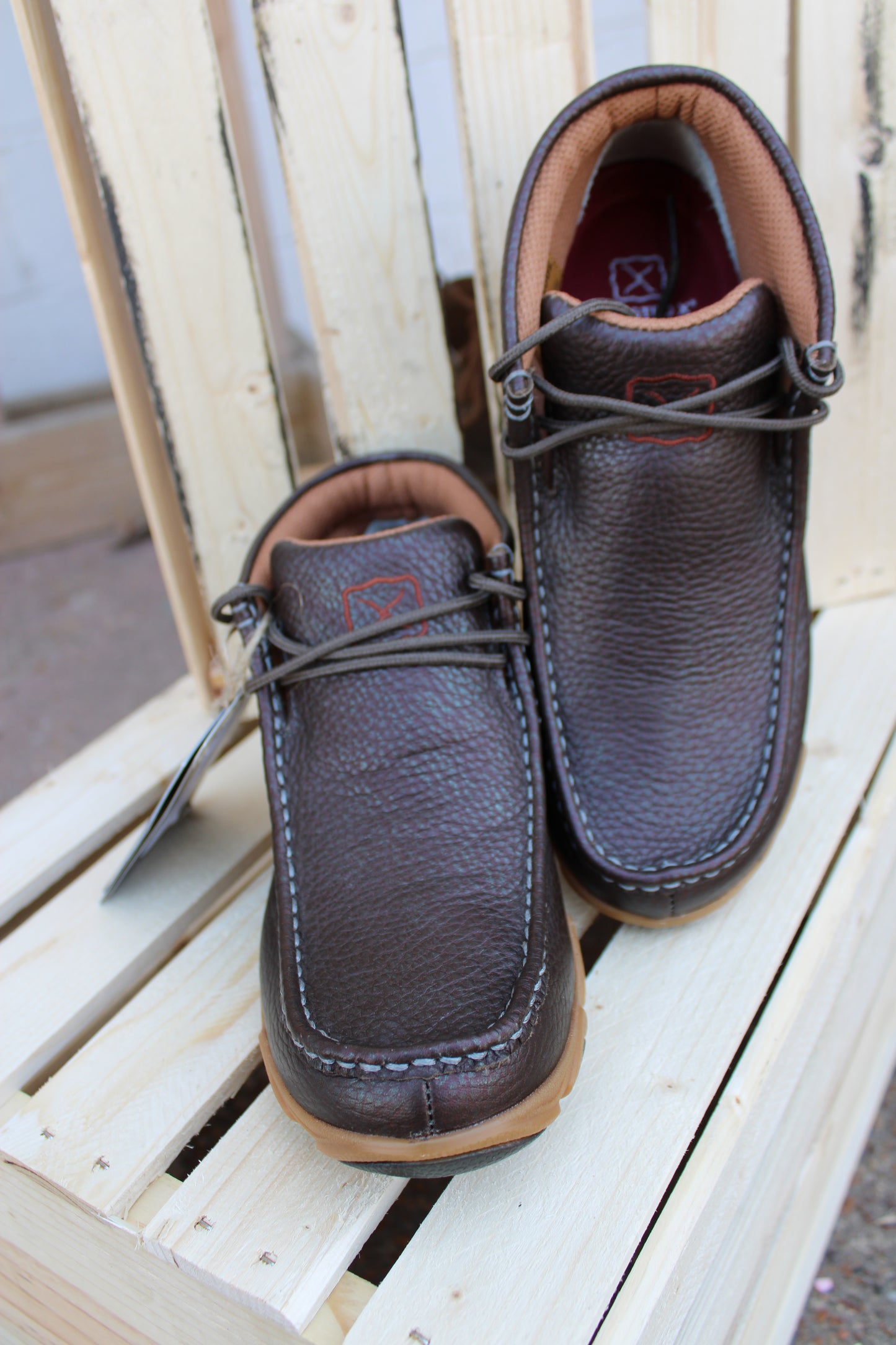 Women’s Chukka Driving Moc by Twisted X- Opal Brown