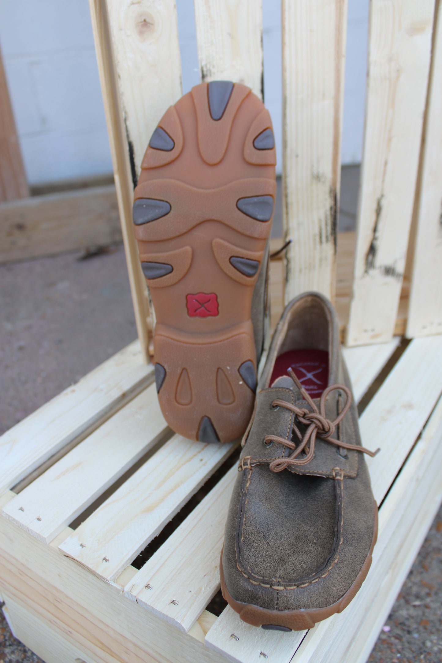 Youth LaceUp Boat Shoe by Twisted X