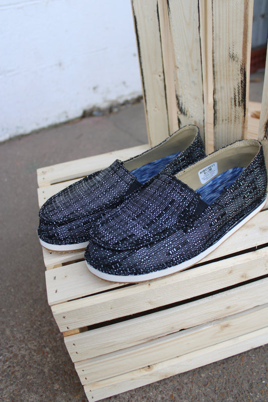 Wrangler Loafer Slip-On by Twisted X- Black & White