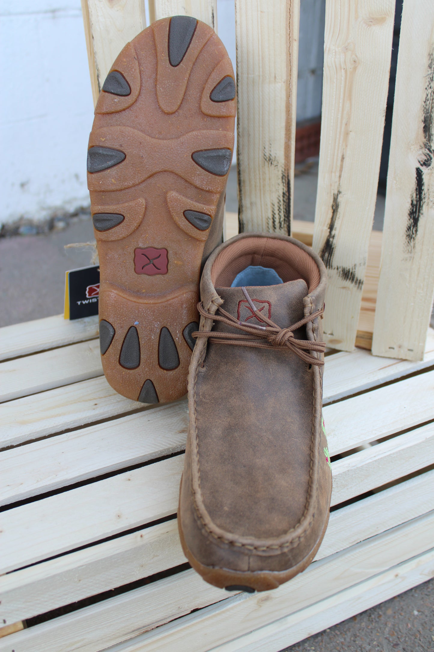 Women's Chukka Driving Moc by Twisted X- Cactus