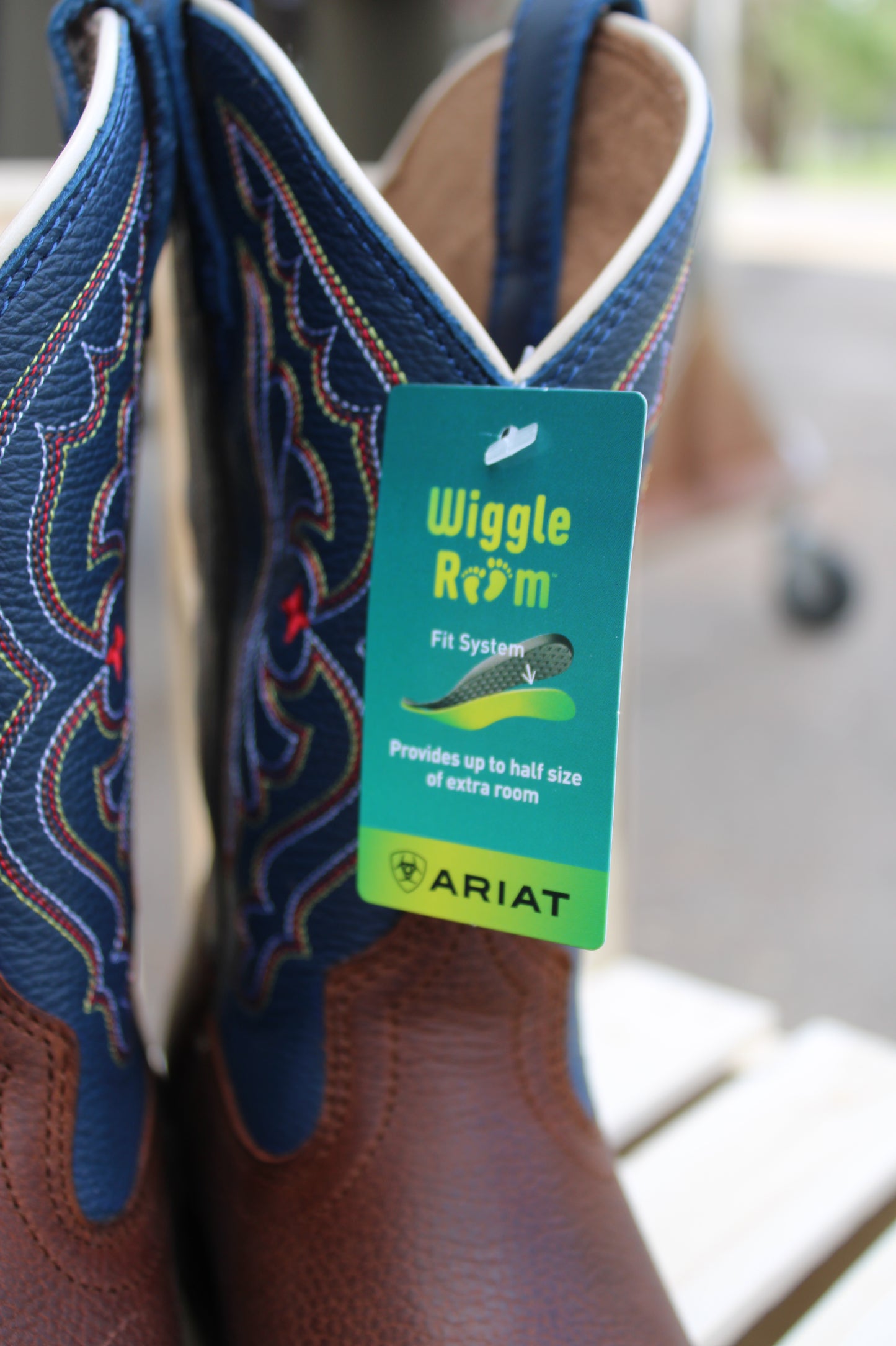 Ariat- Kid's Quickdraw Boot- Brown Oiled Rowdy and Royal