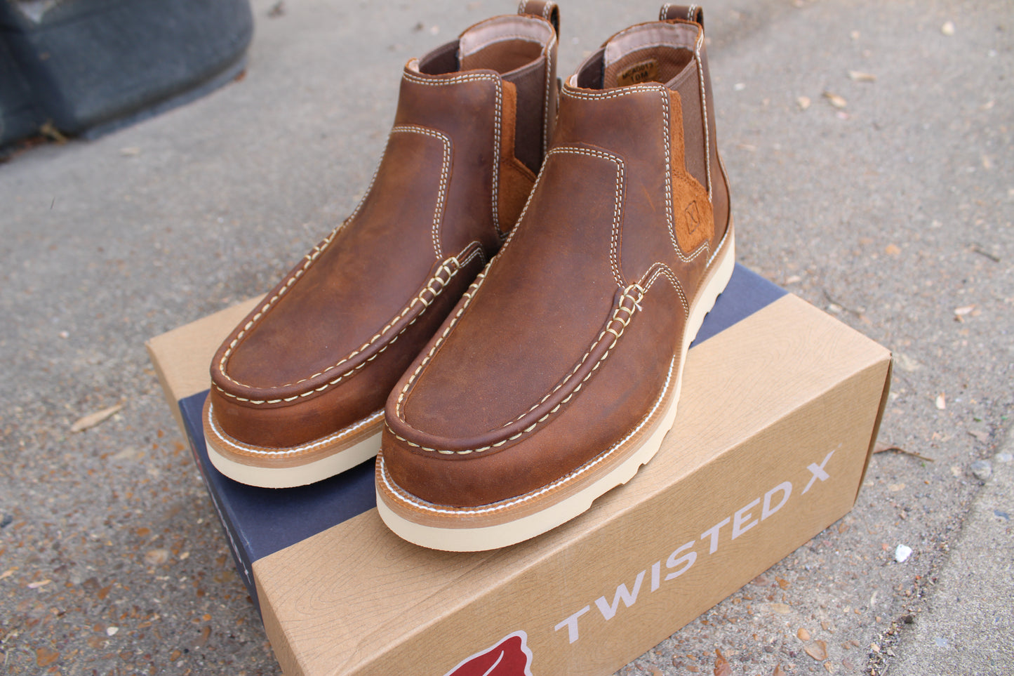 Men’s 4” Chelsea Wedge Sole Boot by Twisted X