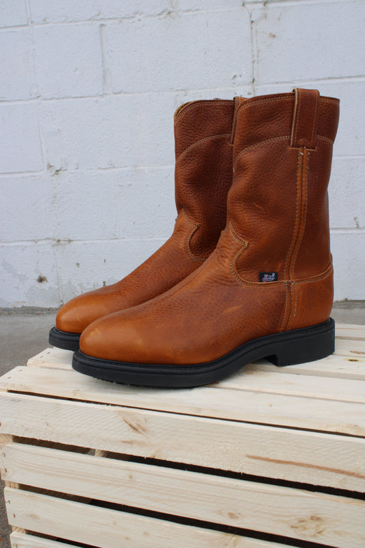 Justin Steel Toe Pull-On Work Boot