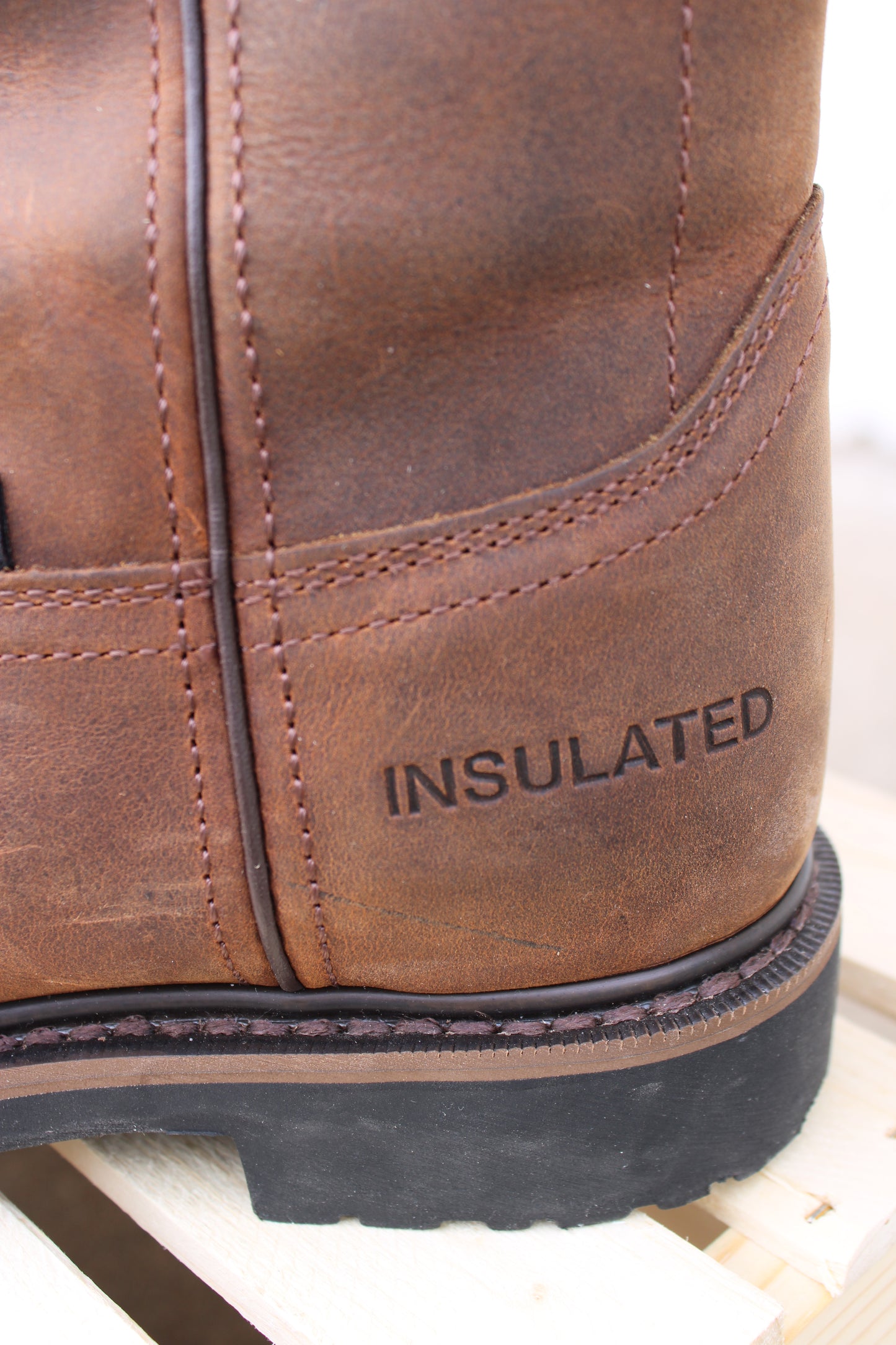 Justin Work® Insulated Pull On Steel Toe Boot