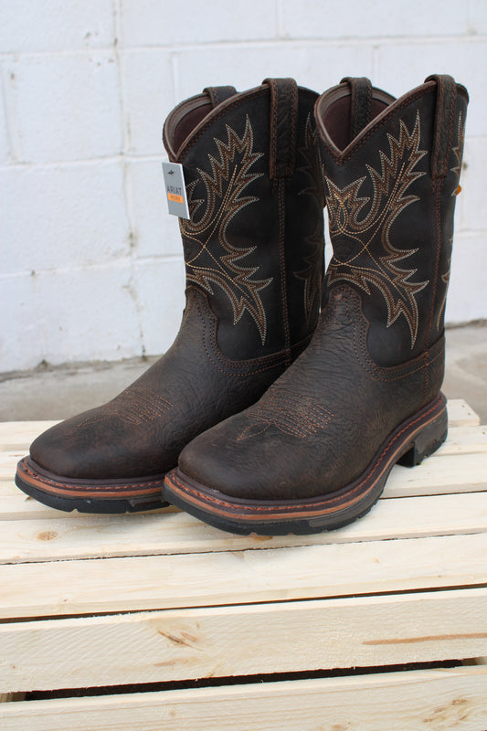 Ariat Work® WorkHog H2O Work Boot-Bruin Brown & Coffee