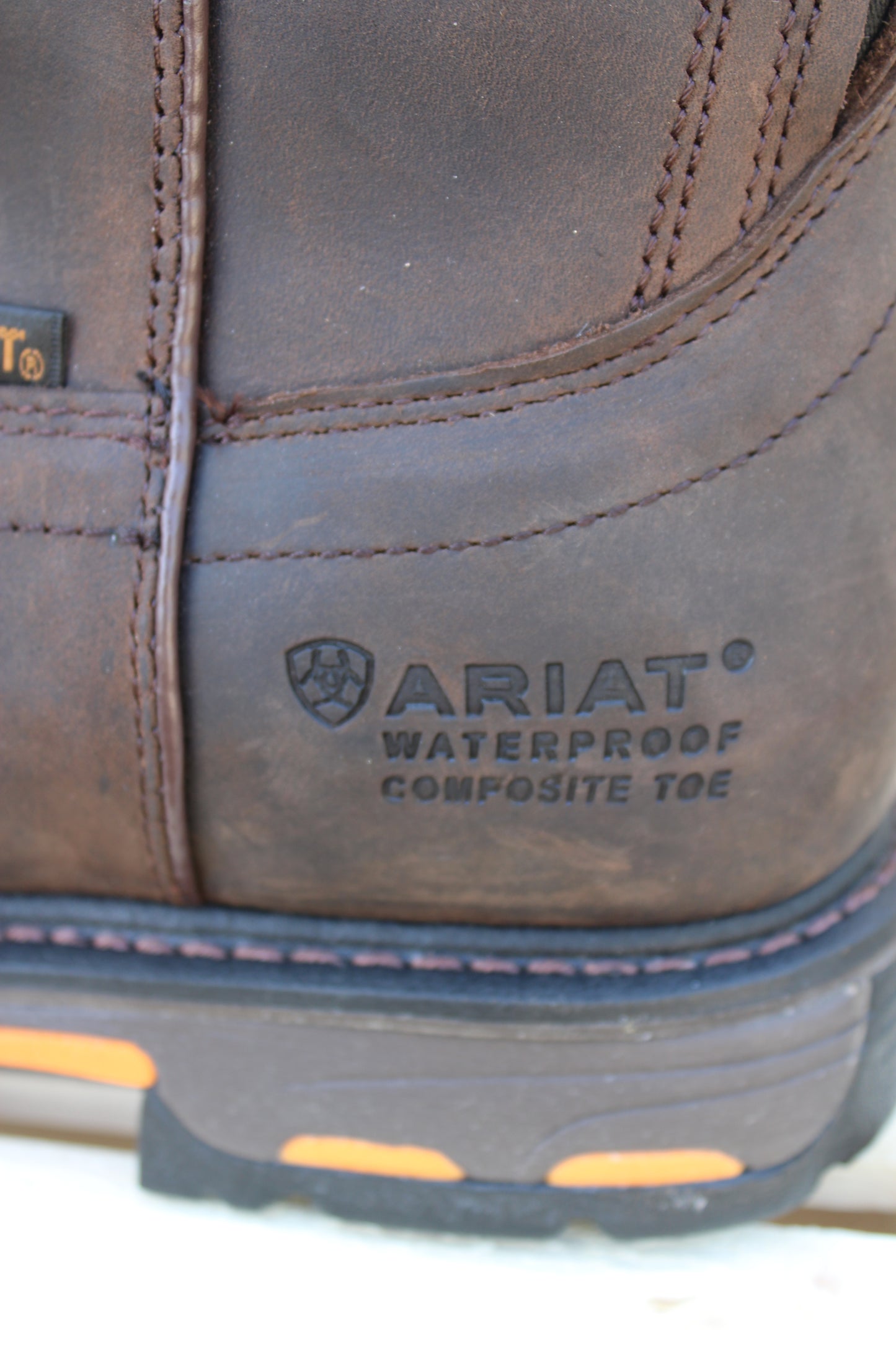 Ariat® WorkHog Waterproof Work Boot- Brown Oily