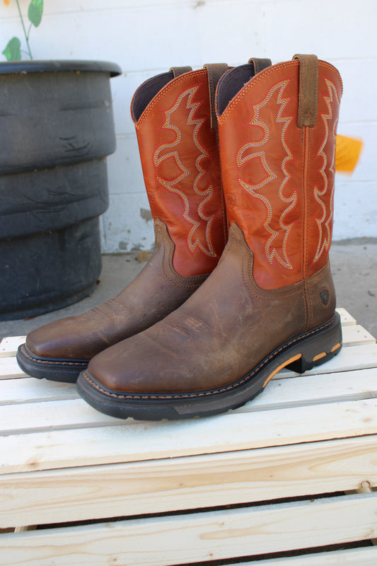 Ariat Work® WorkHog- Dark Earth & Brick