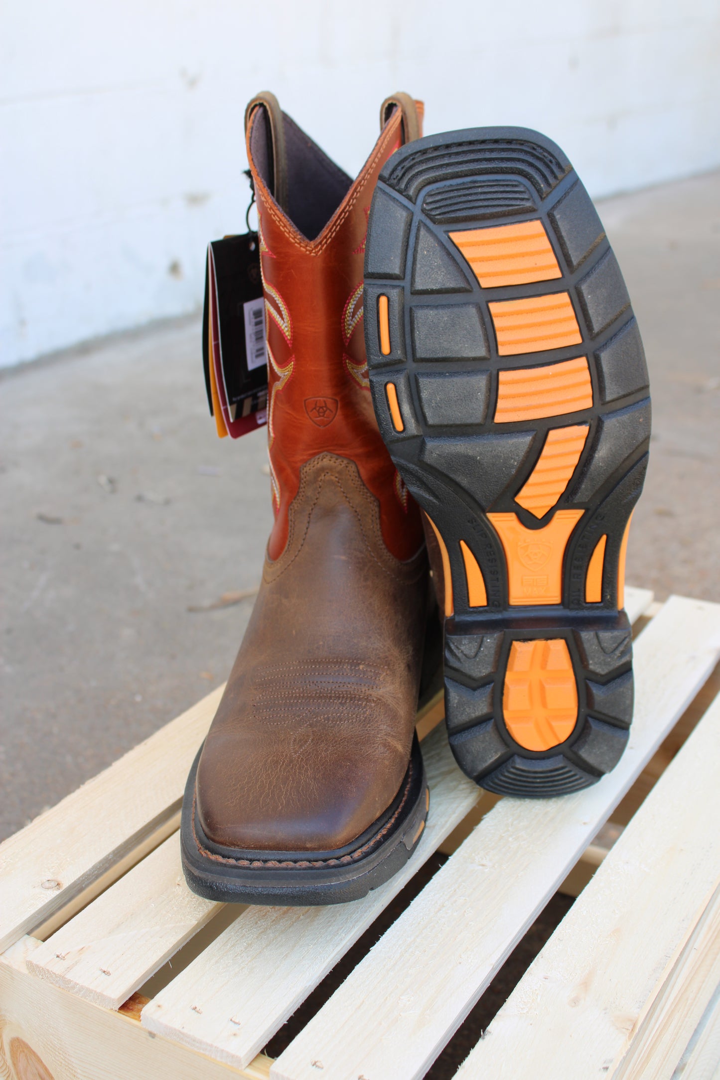 Ariat Work® WorkHog- Dark Earth & Brick