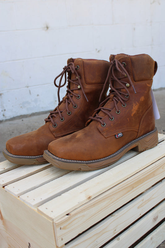 Justin®  Work Square Toe Lace-Up Work Boot-Composite Toe