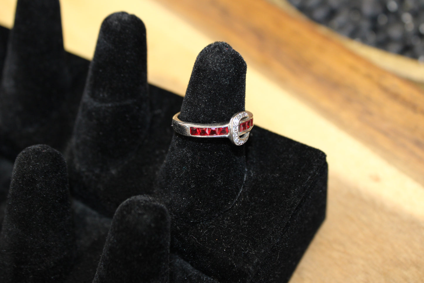 Dainty Buckle Ring by Kelly Herd Designs