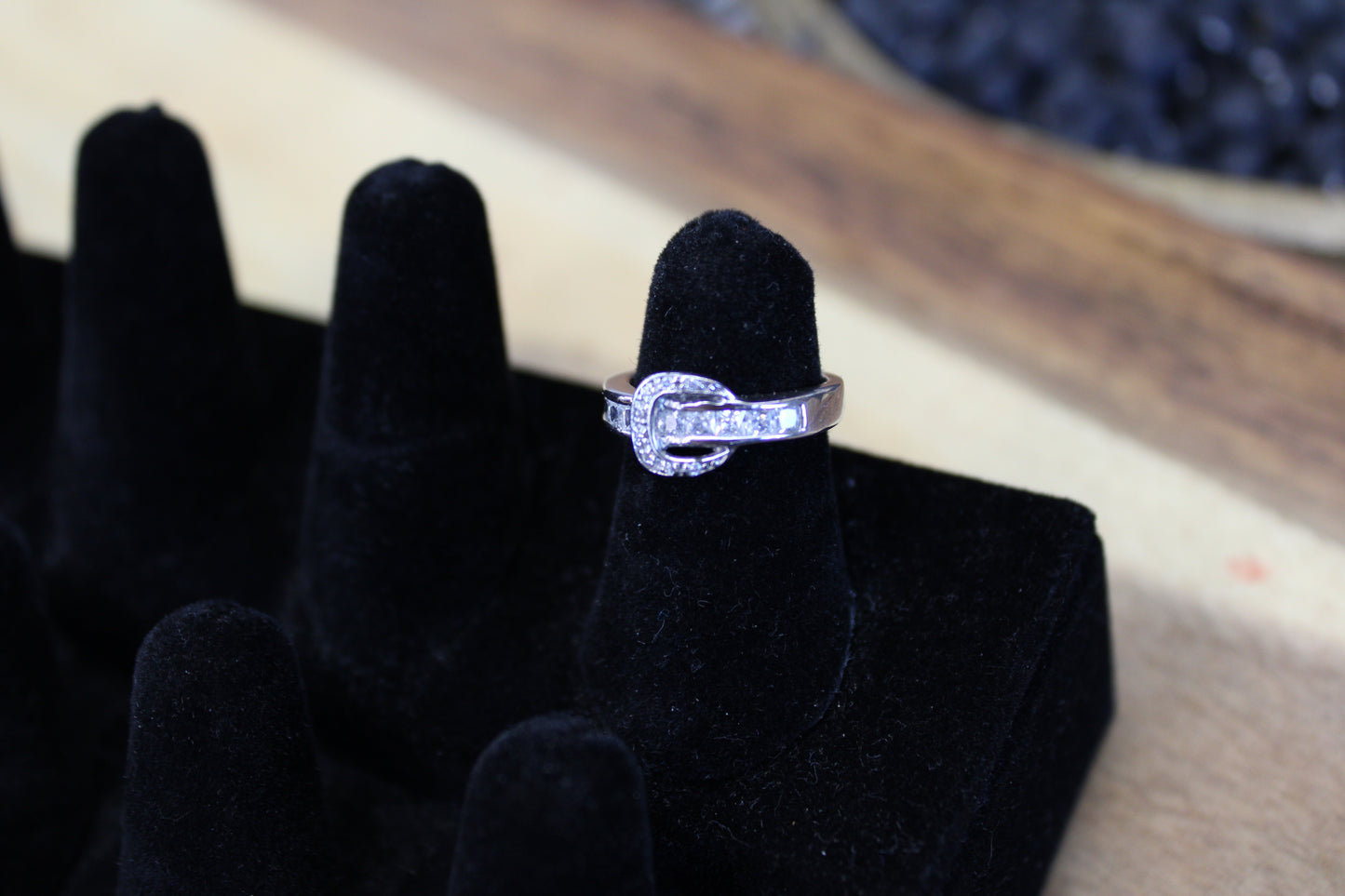Dainty Buckle Ring by Kelly Herd Designs
