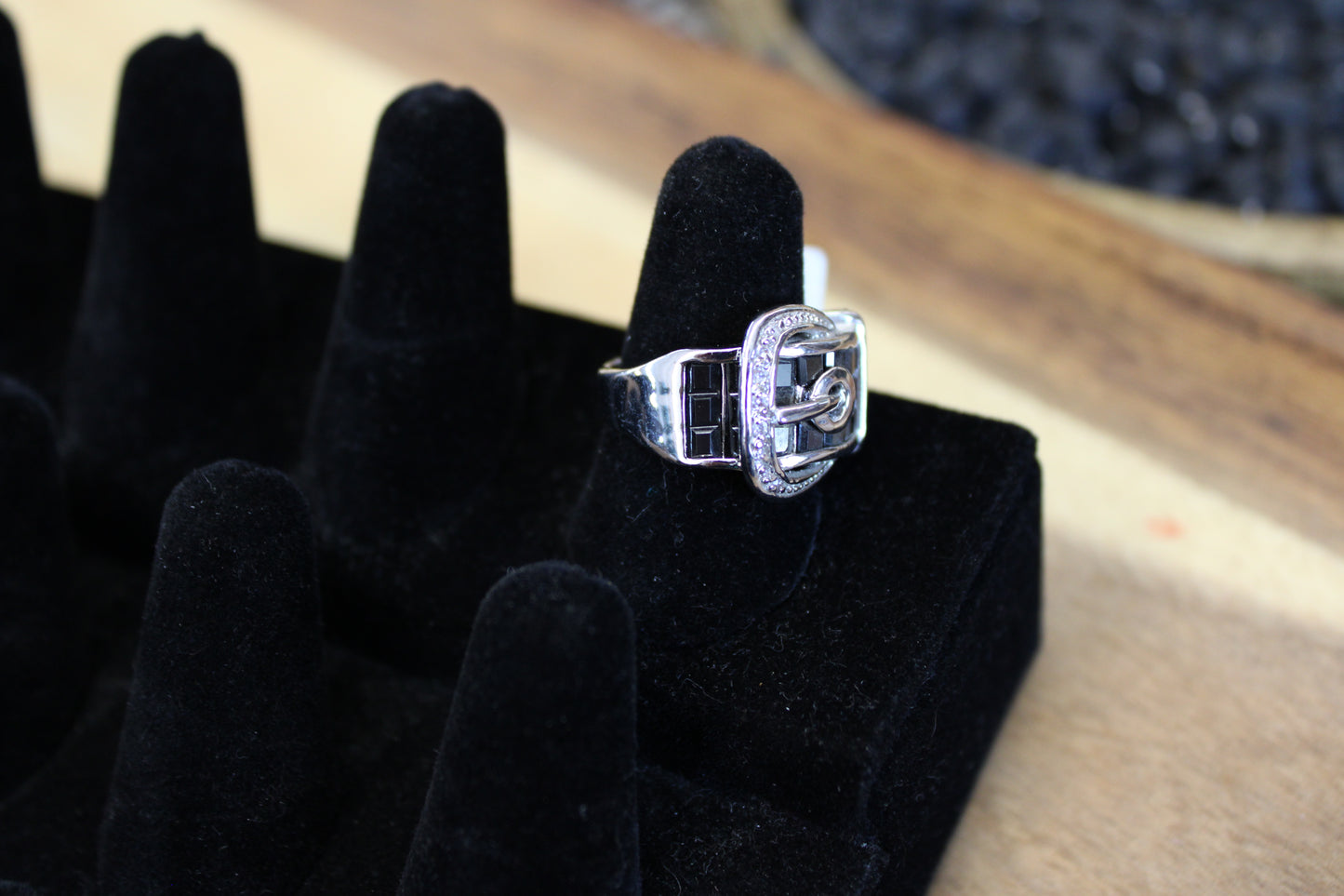 Wide Buckle Ring by Kelly Herd Designs