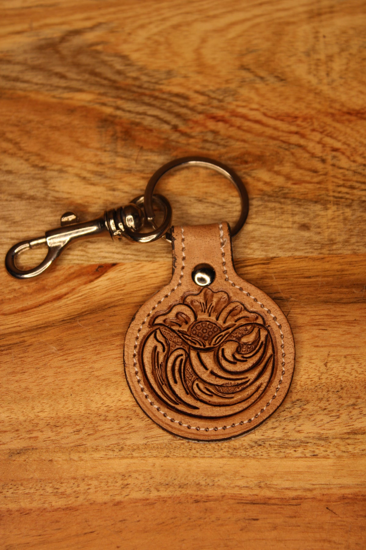 Cowhide Keychains