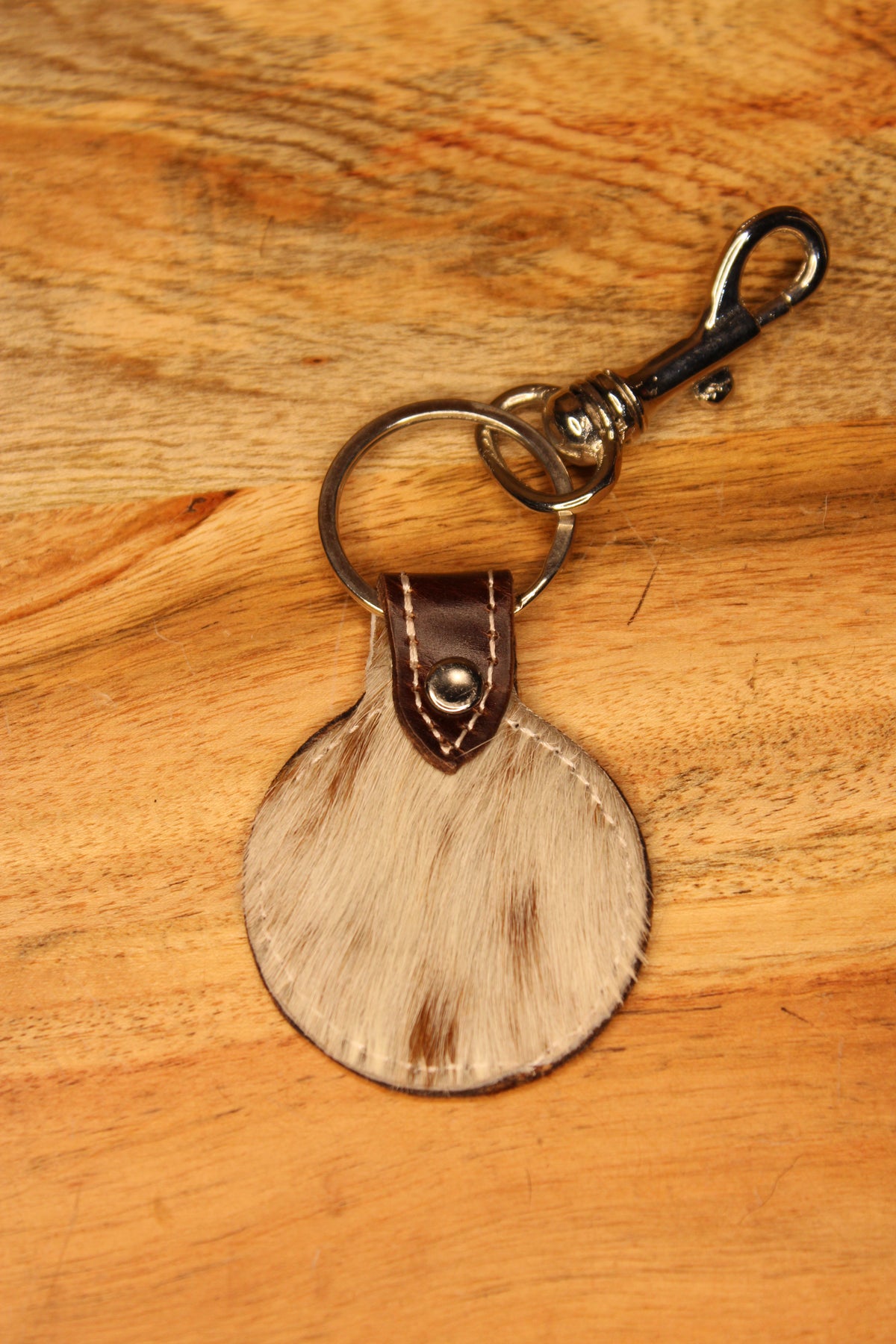 Cowhide Keychains