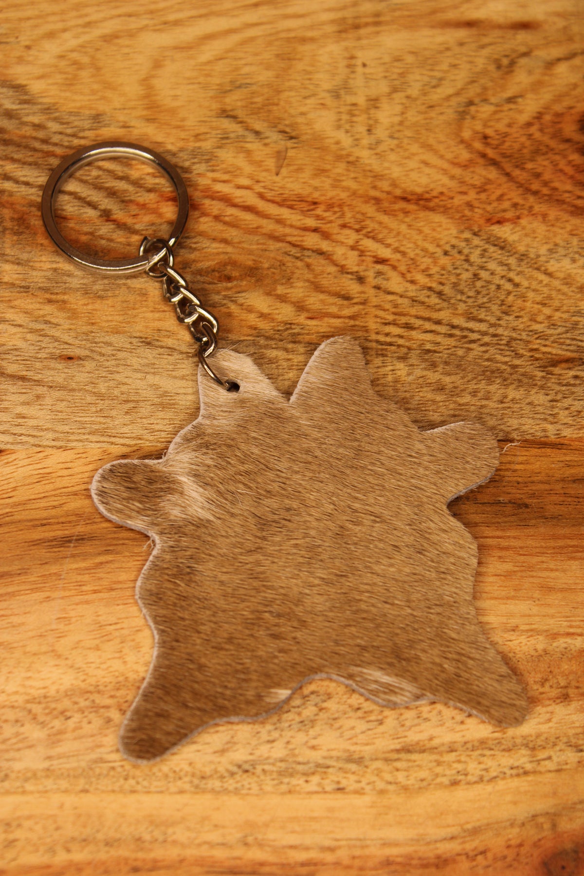 Cowhide Keychains