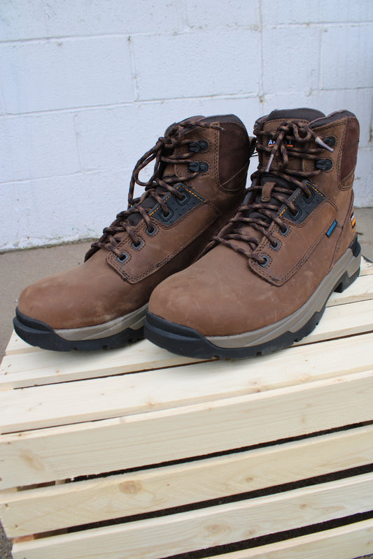Ariat®Work Mastergrip 6" Lace-Up Workboot- Oily Distressed Brown