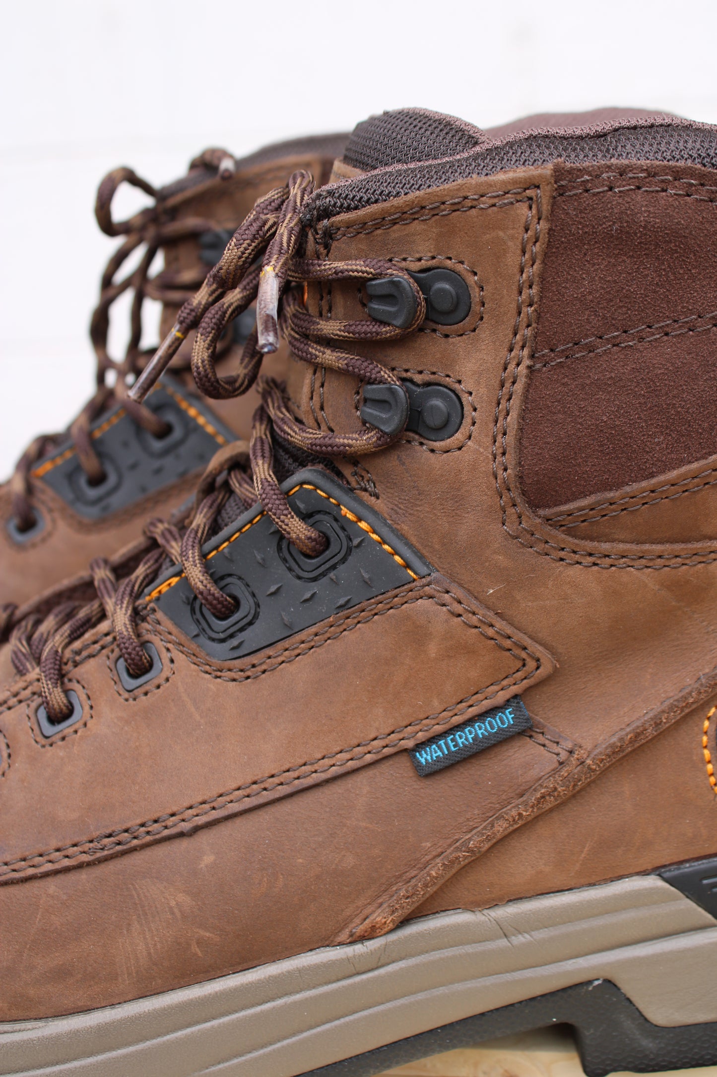 Ariat®Work Mastergrip 6" Lace-Up Workboot- Oily Distressed Brown