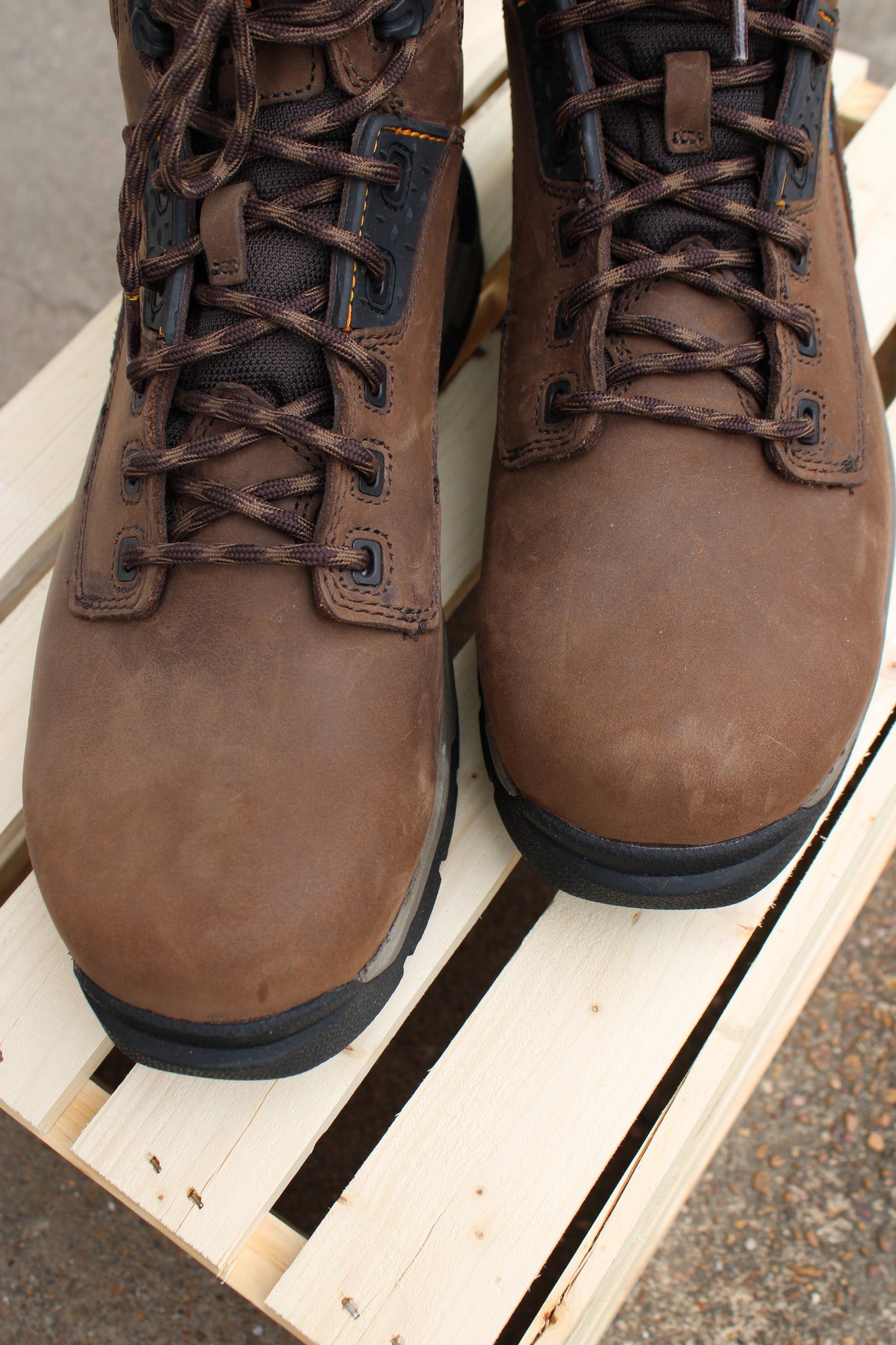 Ariat®Work Mastergrip 6" Lace-Up Workboot- Oily Distressed Brown
