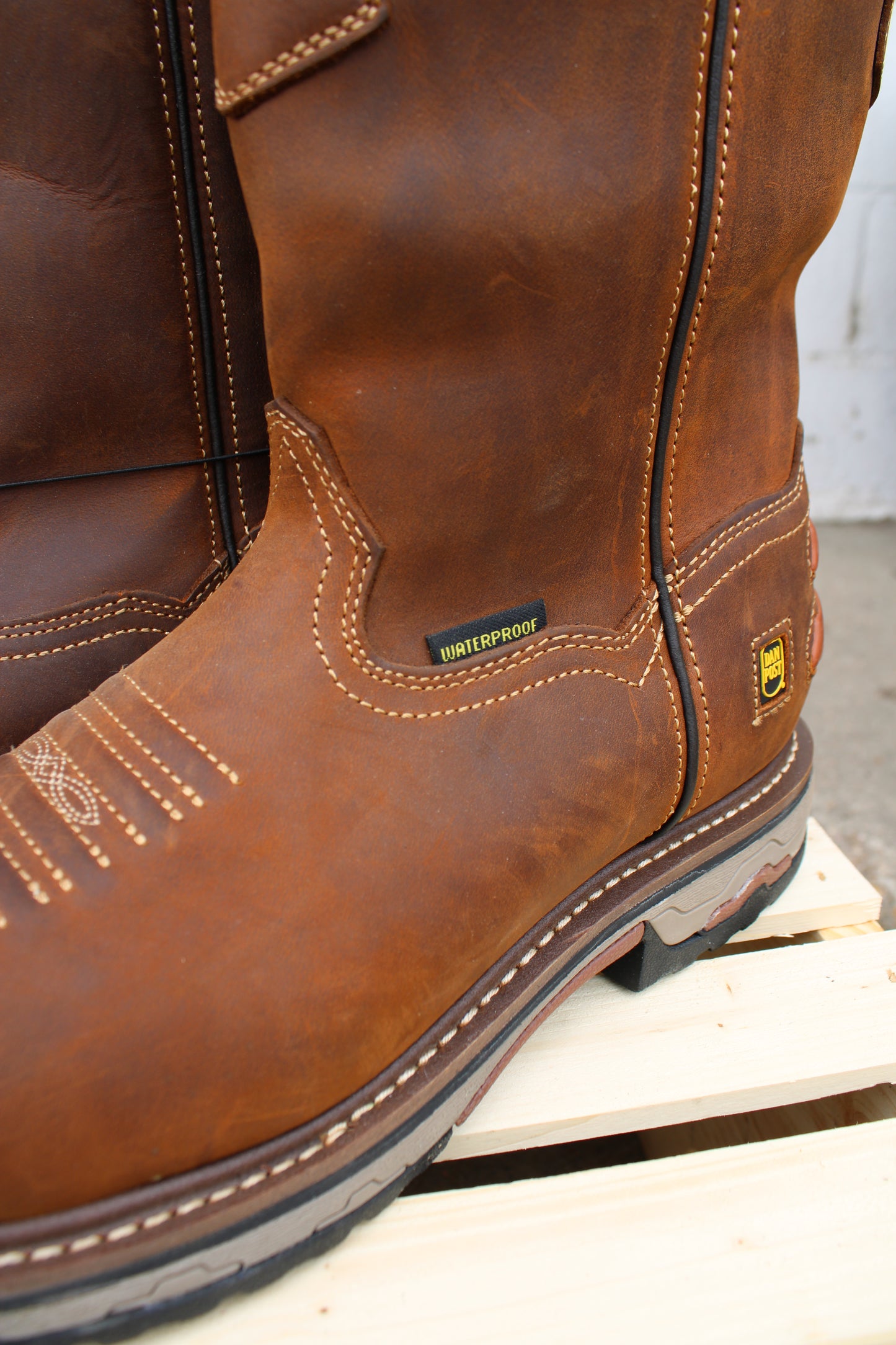 Dan Post Work® Journeyman Composite Toe Work Boot - Saddle Tan