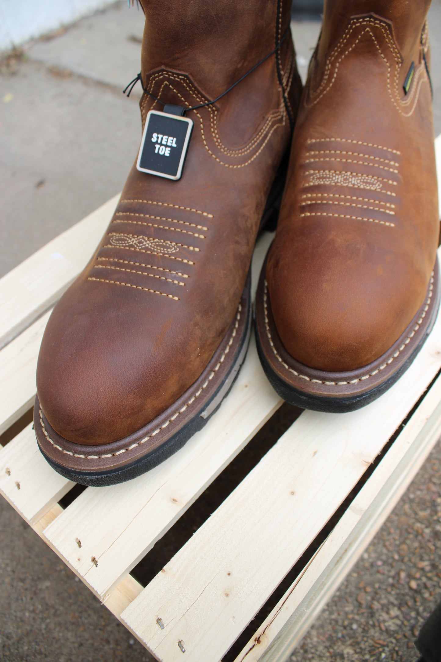 Dan Post Work® Journeyman Composite Toe Work Boot - Saddle Tan