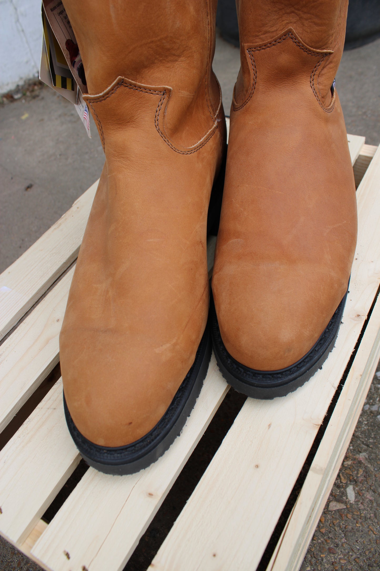 Justin® 4764 Original Workboot- Steel Toe- Aged Bark