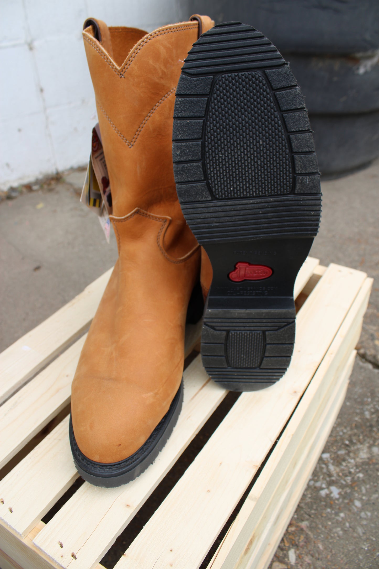 Justin® 4764 Original Workboot- Steel Toe- Aged Bark