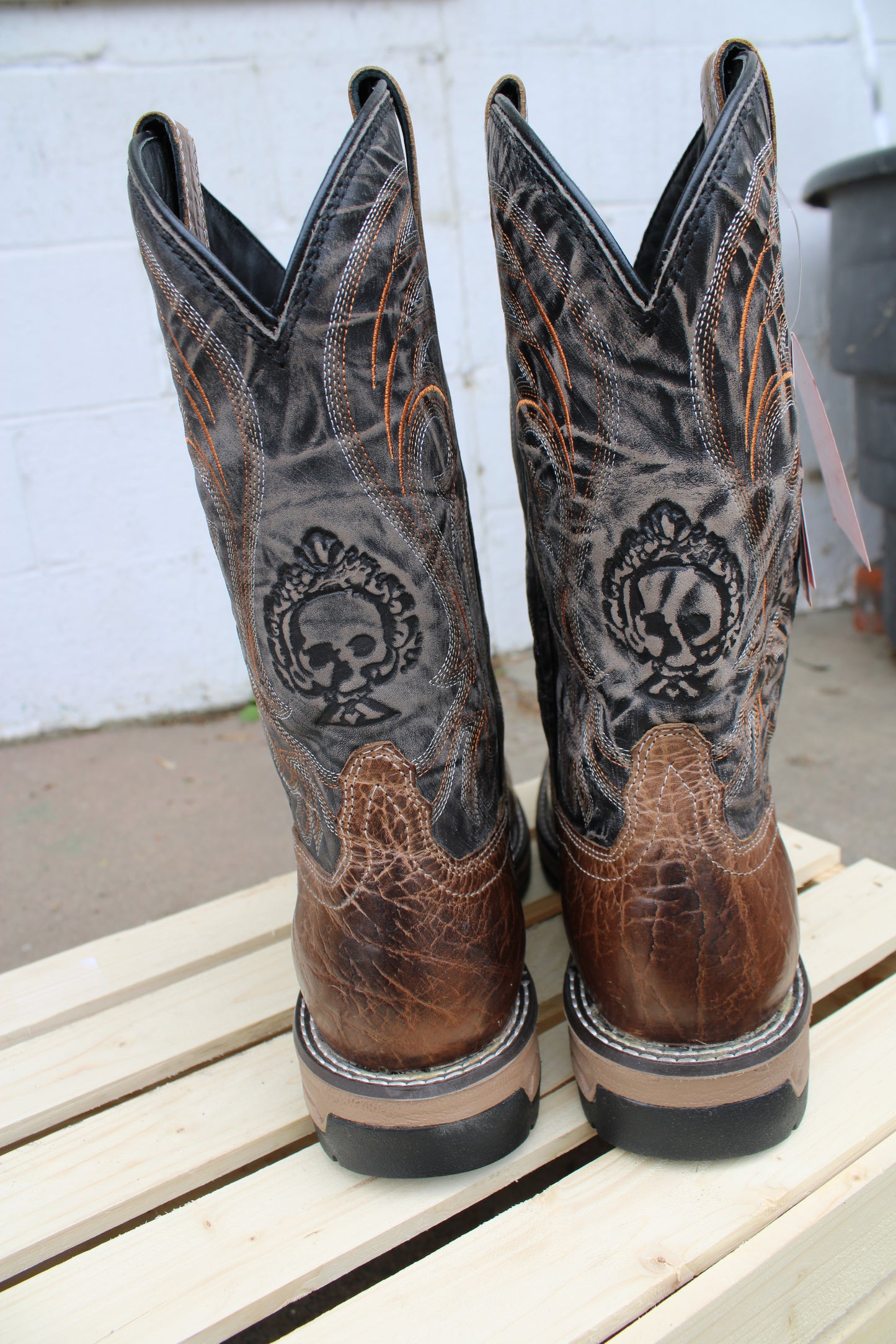 Laredo® Hawke Skull Cowboy Work Boot