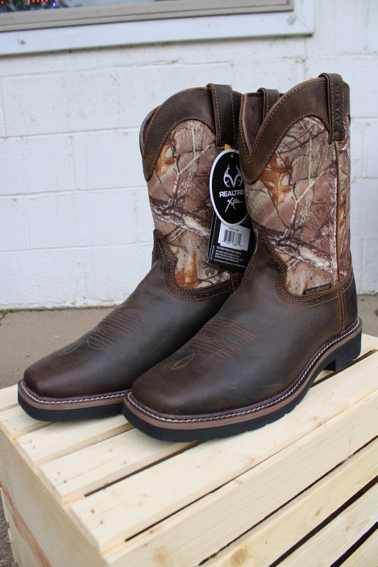 Justin® Trekker Waterproof Western Work Boots- Realtree®