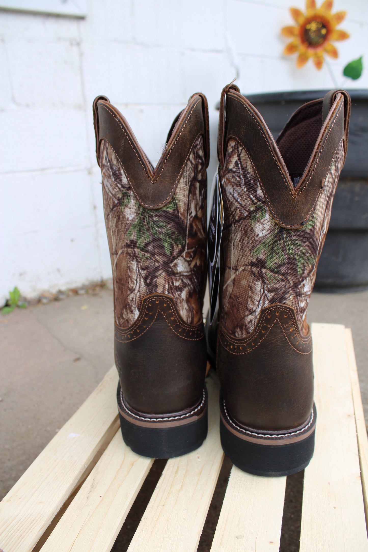 Justin® Trekker Waterproof Western Work Boots- Realtree®