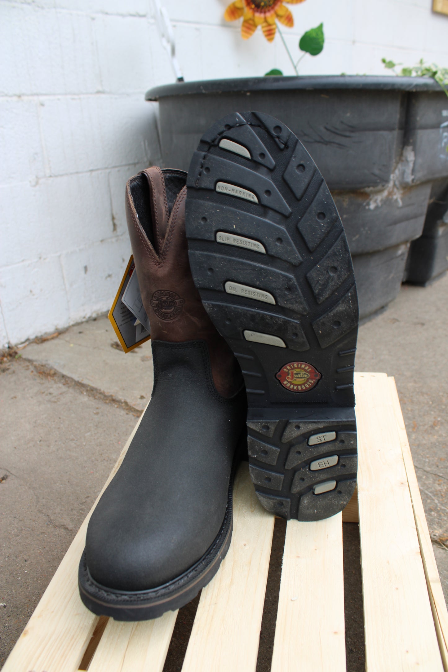Justin® Work Tek Work Boots-Steel Toe