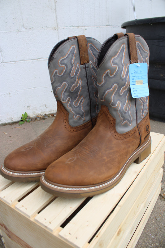 Double H ICE™ Cool Gray Roper Work Boots
