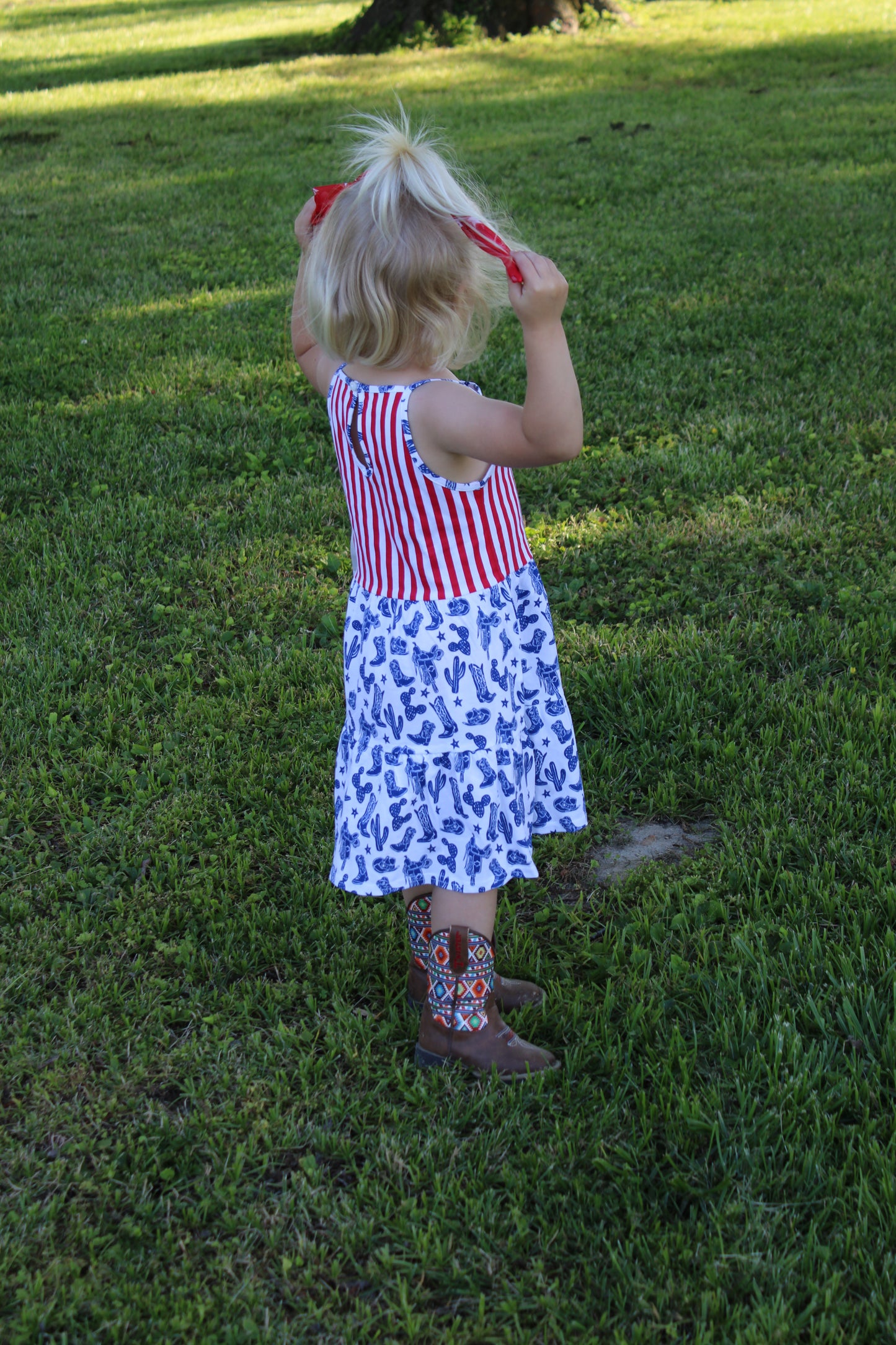 Wrangler® Girl's American Sweetheart Dress