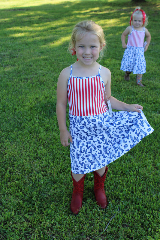 Wrangler® Girl's American Sweetheart Dress