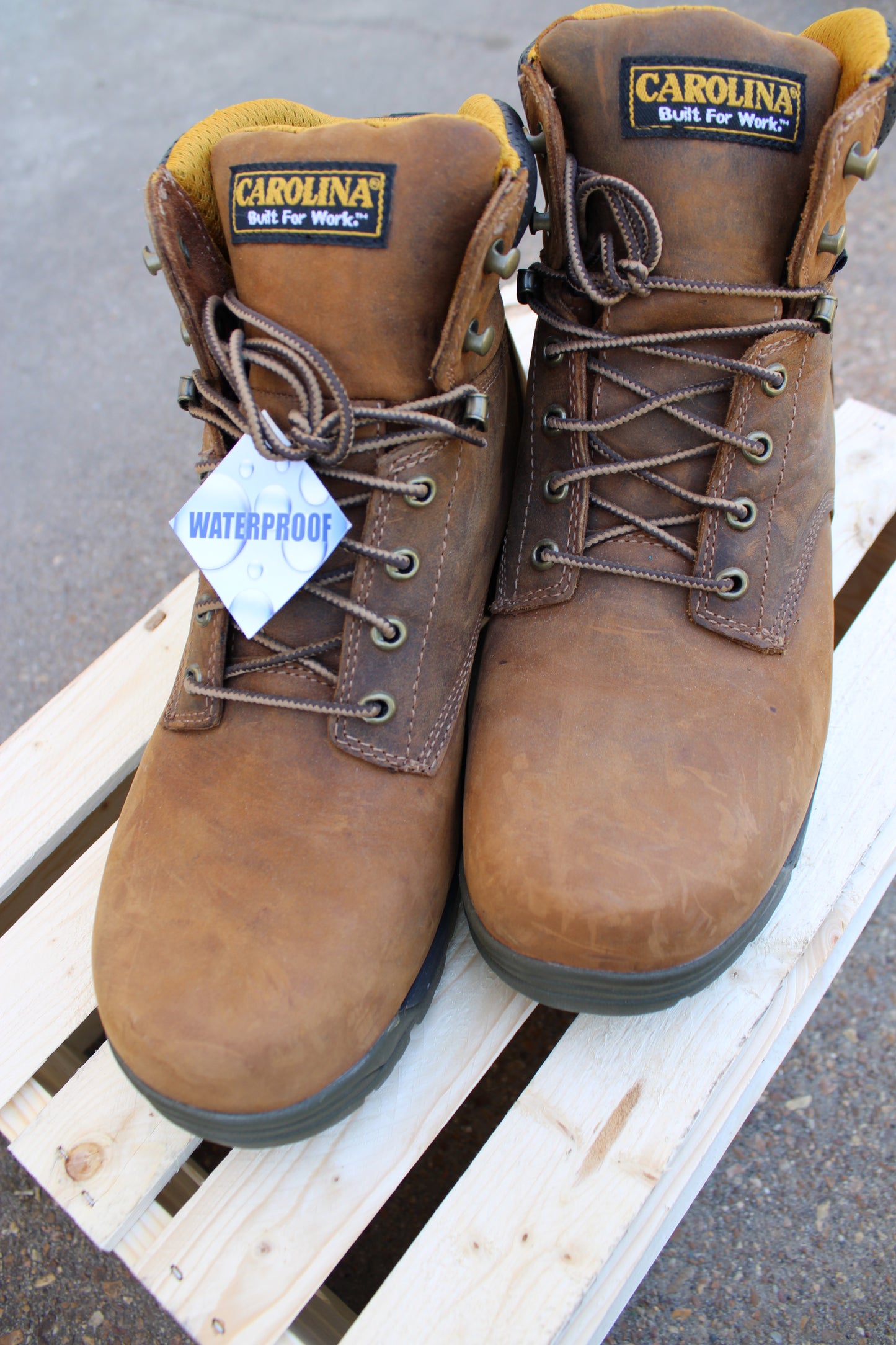 Carolina® Bruno 6" Waterproof Broad Toe Work Boot