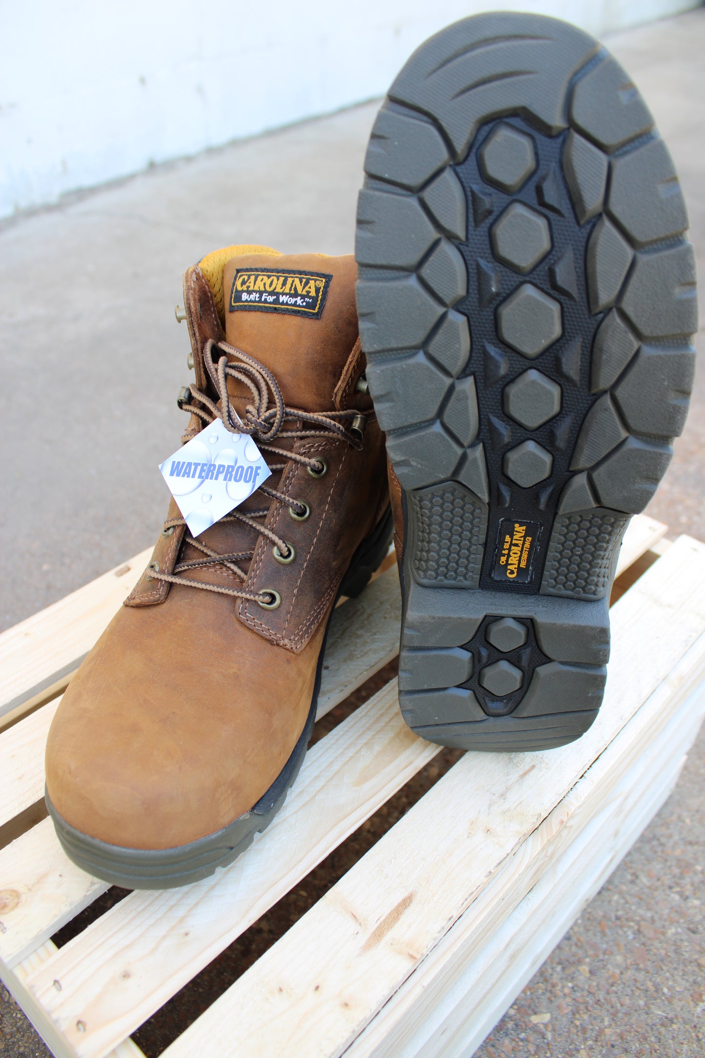 Carolina® Bruno 6" Waterproof Broad Toe Work Boot