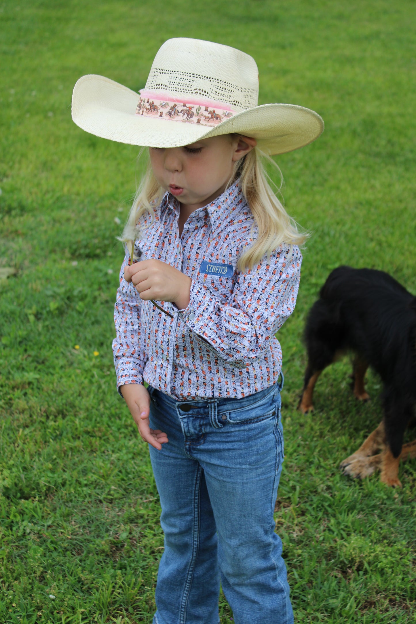 Girl's Summer Meadows Snap Long-Sleeve Shirt by Panhandle Slim®
