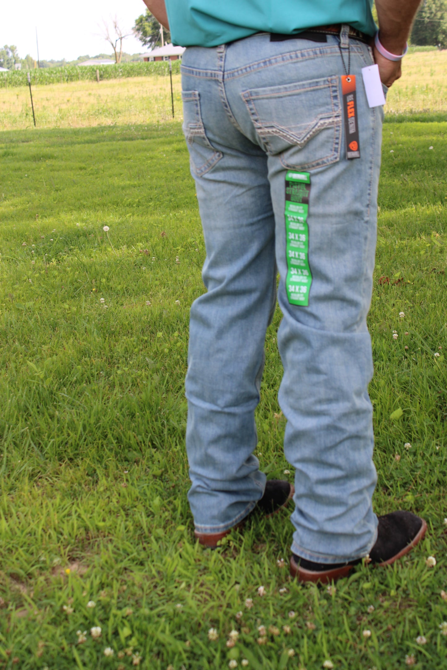 Men’s Rock n’ Roll Denim Pistol Straight Boot Jean