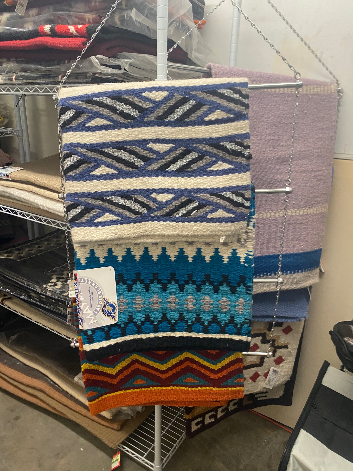 Chrome Plated Blanket Rack