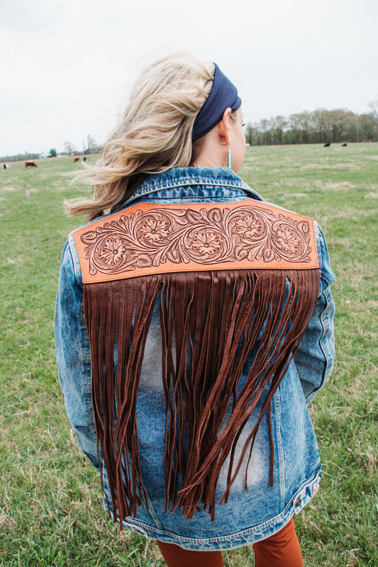 Fringe Denim Jacket