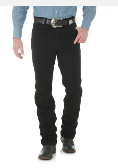 Wrangler Cowboy Cut Jean Slim Fit- Black